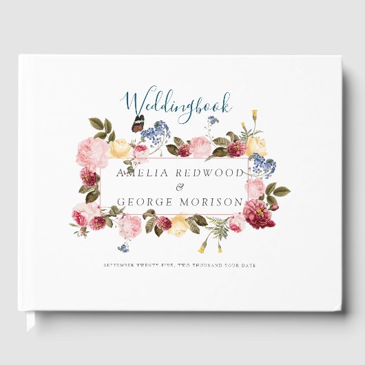 Floral Lijst Gastenboek (Voorkant)