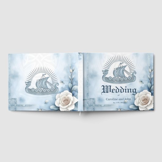 Floral Lijst met Rozen en Keltisch design. Gastenboek (Volledig)