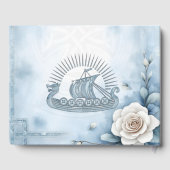 Floral Lijst met Rozen en Keltisch design. Gastenboek (Achterkant)