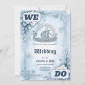 Floral Lijst met Rozen en Keltisch design. Kaart (Voorkant)