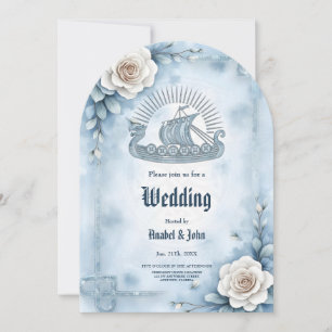 Floral Lijst met Rozen en Keltisch design. Kaart