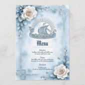Floral Lijst met Rozen en Keltisch design. Menu (Voorkant)