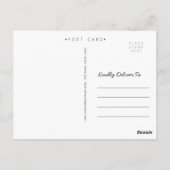 Floral Lijst Moederdag Briefkaart (Achterkant)