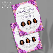 Floral Lijst Moederdag Church Service Flyer