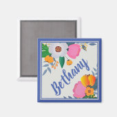  Floral Lijst op maat Magneet (Voorkant / Achterkant)