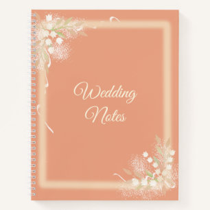 Floral Lijst op Notbook Notitieboek