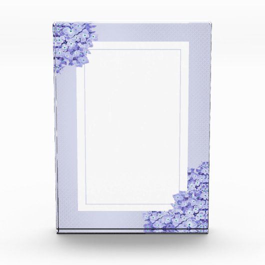 Floral lijst Photo Block Fotoblokken (Voorkant)