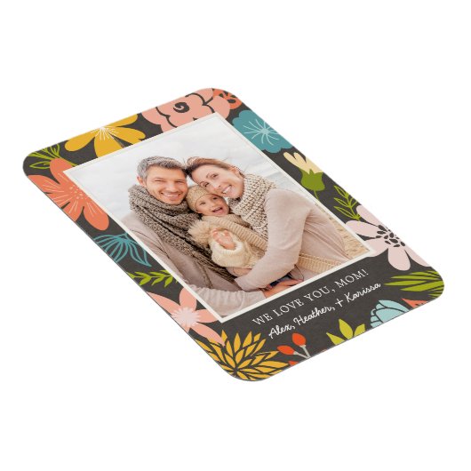 Floral Lijst Photo Magnet Magneet (Rechterzijde)