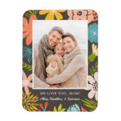Floral Lijst Photo Magnet Magneet (Verticaal)