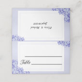 Floral lijst plaatskaartje (Buitenkant ongevouwen)