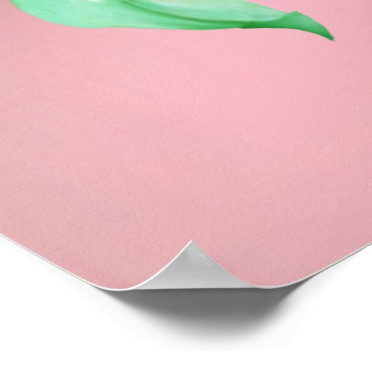 Floral Lijst Poster (Hoek)