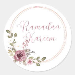 Floral Lijst Ramadan Kareem Ramadan Stickers
