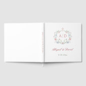 Floral Lijst Religious Wedding Monograms Gastenboek (Volledig)