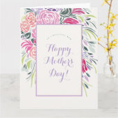 Floral Lijst Uitnodiging (Gele Bloem)