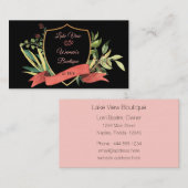 Floral Lijst Visitekaartje (Voorkant / Achterkant)