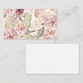 Floral Lijst Visitekaartje (Voorkant / Achterkant)