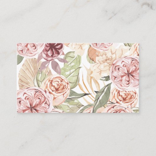 Floral Lijst Visitekaartje (Voorkant)
