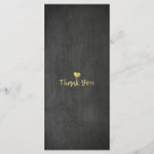 Floral Lijst Weddenschap Menu (Achterkant)