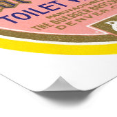 Floral Lila Toilet Water van Buerger Poster (Hoek)