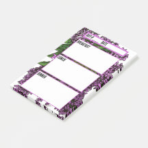 Floral Lilacs Camping Menu Maaltijdplanningstool