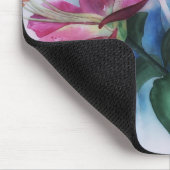 Floral Lily Artistic Mousepad Muismat (Hoek)