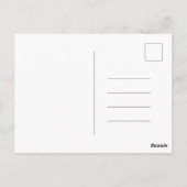 Floral Line Art Flowers Illustration Birthday Card Briefkaart (Achterkant)