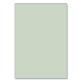 Floral Line Art Sage Green Wedding Place Card Kaart (Achterkant)