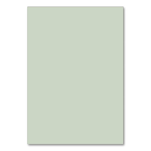 Floral Line Art Sage Green Wedding Place Card Kaart (Achterkant)