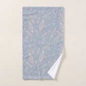 Floral lineair patroon. Illustratie met bloem Bad Handdoek (Handdoek)