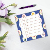 Floral Lined Frame - Blossom Time Sticky Notes
