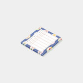 Floral Lined Frame - Blossom Time Sticky Notes (Schuin)