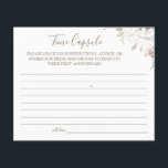 Floral Lines Time Capsule bruiloft Flyer<br><div class="desc">Voeg uw eigen informatie en voor verdere aanpassing toe,  klik de verbinding "klik om verder aan te passen". ~ Controleer het collectie voor overeenkomende games,  uitnodigingen,  borden en meer ~</div>