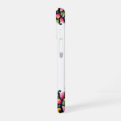 Floral Lion Silhouette iPhone 16 Hoesje (Linkerkant)