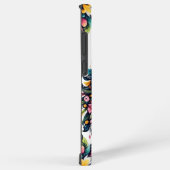 Floral Lion Silhouette Samsung Galaxy Hoesje (Rechterkant)