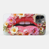 Floral Lips Artistry Case-Mate iPhone Case (Achterkant (horizontaal))