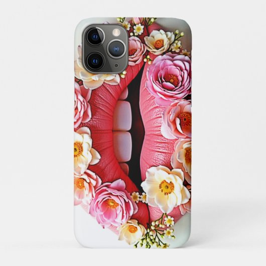 Floral Lips Artistry Case-Mate iPhone Case (Achterkant)
