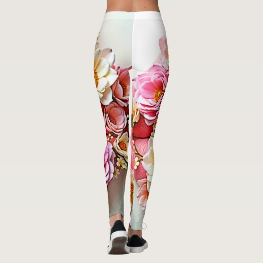 Floral Lips Artistry Leggings (Achterkant)