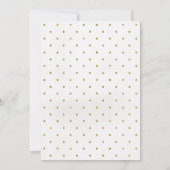 Floral Little Deer verjaardagsfeestje uitnodiging (Achterkant)