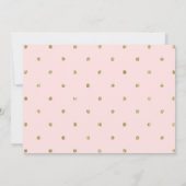 Floral Little Pumpkin Photo Birthday Invitation Kaart (Achterkant)