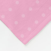 Floral Llama Alpaca roze gepersonaliseerd meisje Fleece Deken (Hoek)