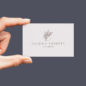 Floral logo, consultant modern Visitekaartje