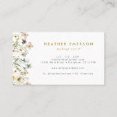 Floral Logo Visitekaartje (Achterkant)