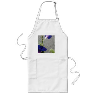 Floral Long Apron Lang Schort