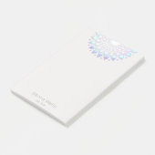 Floral Lotus Mandala Post-it® Notes (Schuin)