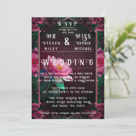 Floral Lotus Wedding Suite | Sterrennacht Romance Kaart