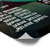 Floral Lotus Wedding Suite | Sterrennacht Romance Poster (Hoek)