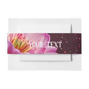Floral Lotus Wedding Suite   Sterrennacht Romance Uitnodigingen Wikkel