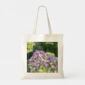 Floral Love Bijbel Verse Monogram & Foto aanpassen Tote Bag (Achterkant)