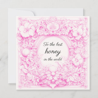 Floral Love Day Card Kaart