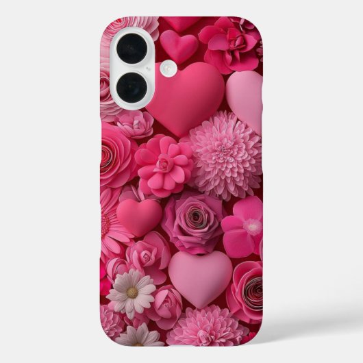 "Floral Love Elegance" 🌸❤️ Case-Mate iPhone Case (Achterkant)